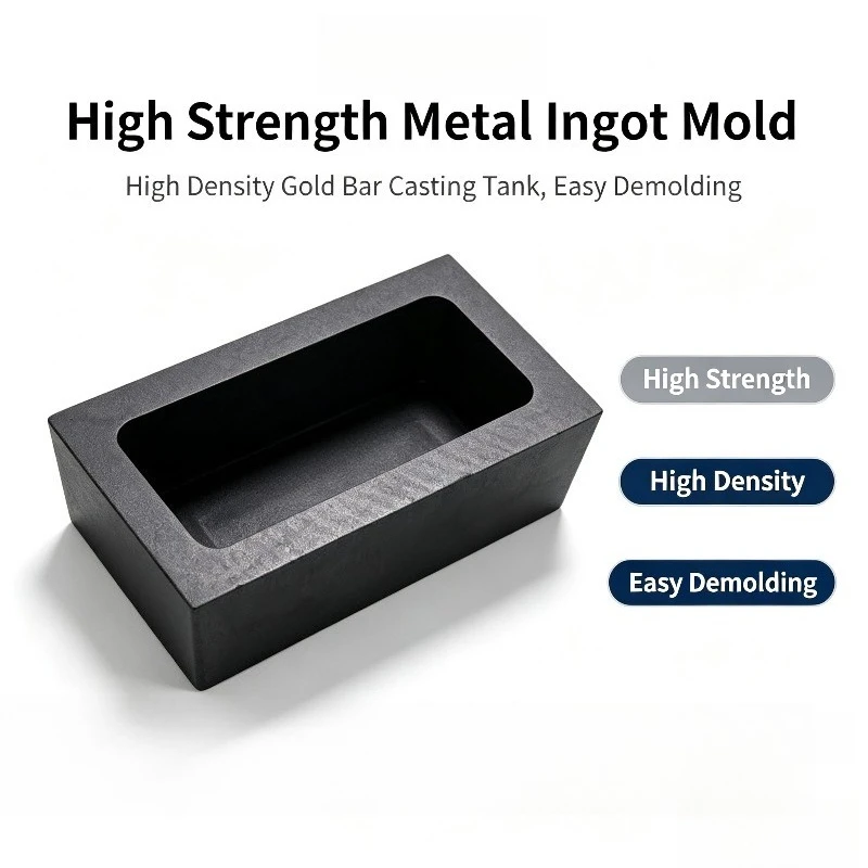 For High Strength Metal Ingot Mold, High Density Gold Bar Casting Tank, Easy Demolding