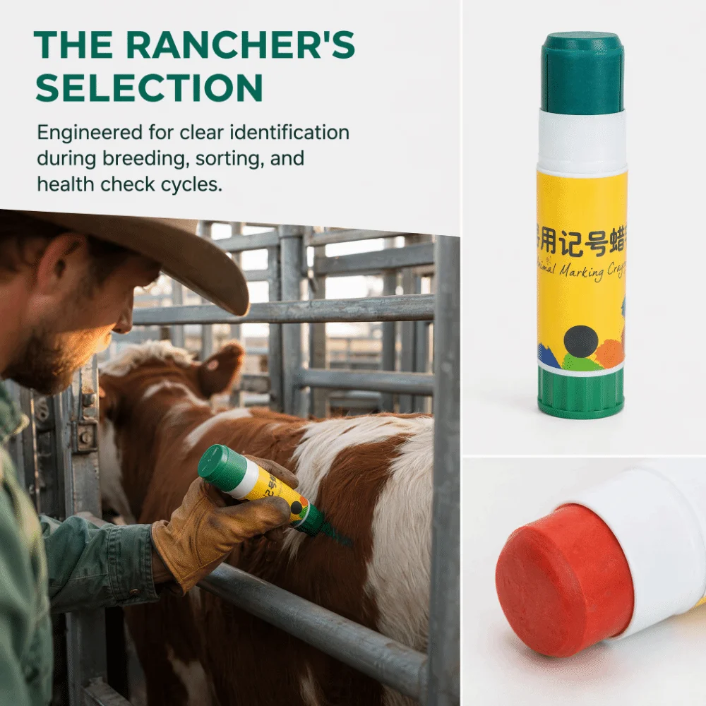 24pcs-convenient-durable-livestock-marker-wax-abs-livestock-marking-crayon-green-clear-veterinary-marker-cow