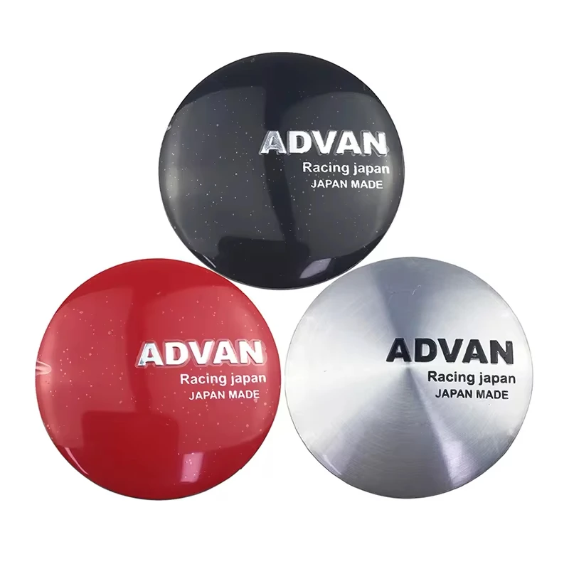 4PCS 56MM 60MM Advan Emblem Car Wheel Center Cap Hubs Cover Badge Auto Styling Accessories