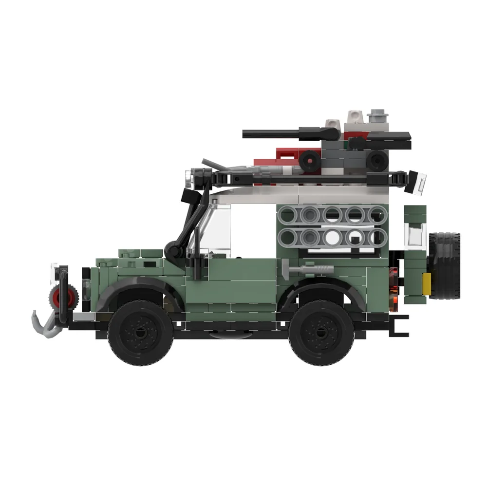 40650 Land Rover Classic Defender Speed Champion Classic Car Model City Racing Children's Toy Gift Technology Building Blocks