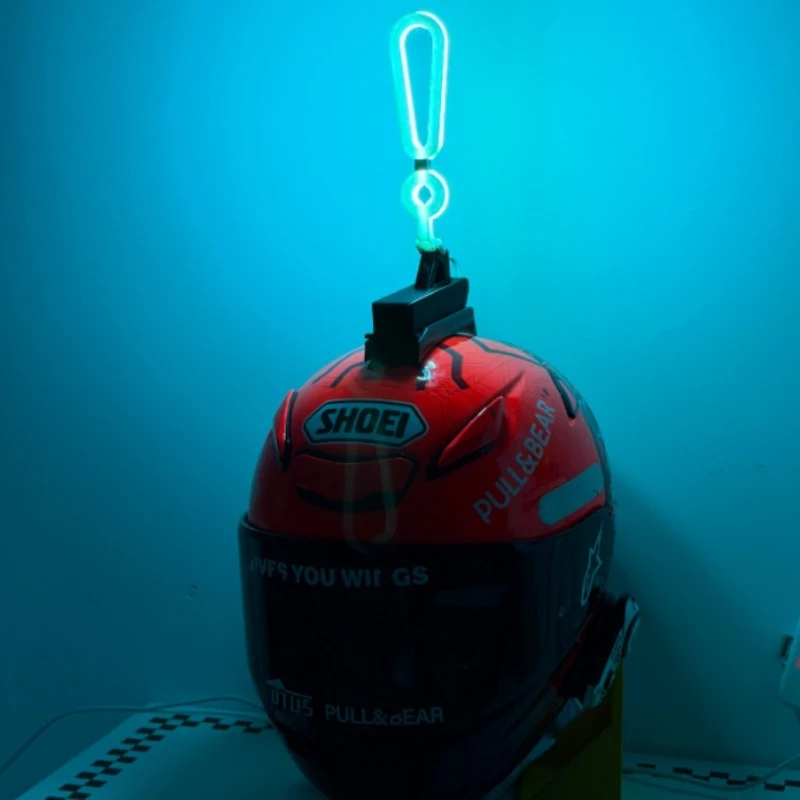 In Stock, Universal Helmet Luminous Decoration, Night Riding Decorative Lights, Motorcycle Decorative Modification Accessories 썸네일 4