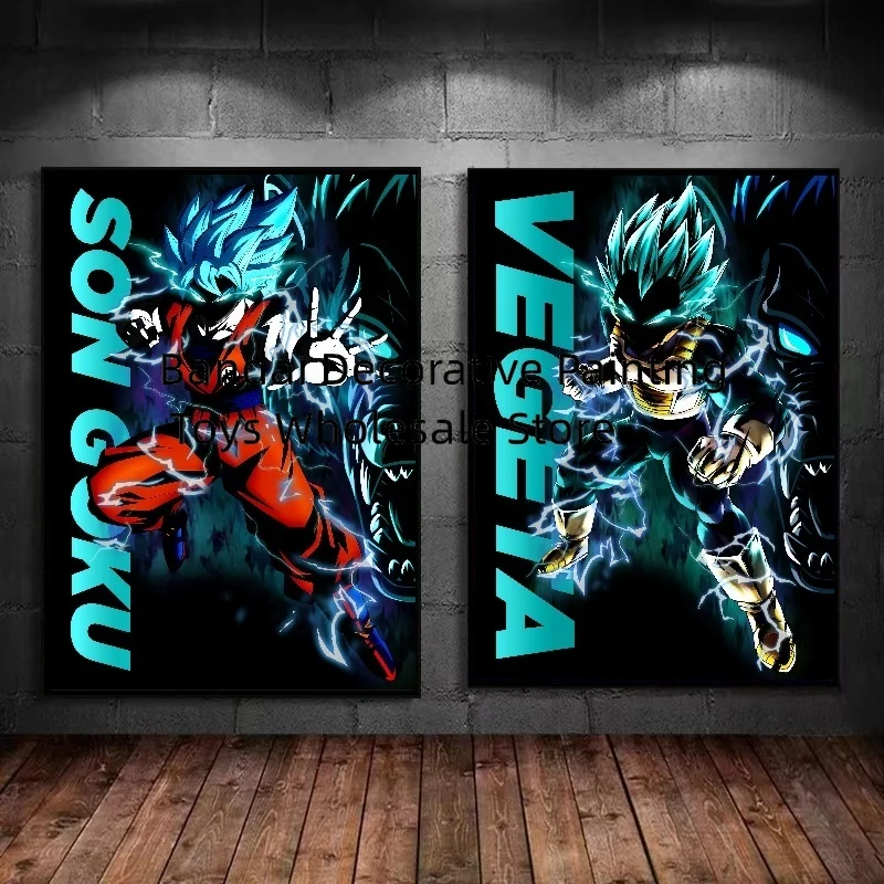 Anime Dragon Ball Poster Characters HD Print Canvas Painting No Frame Bandai Picture Living Kids Room Wall Art Home Decor Gifts