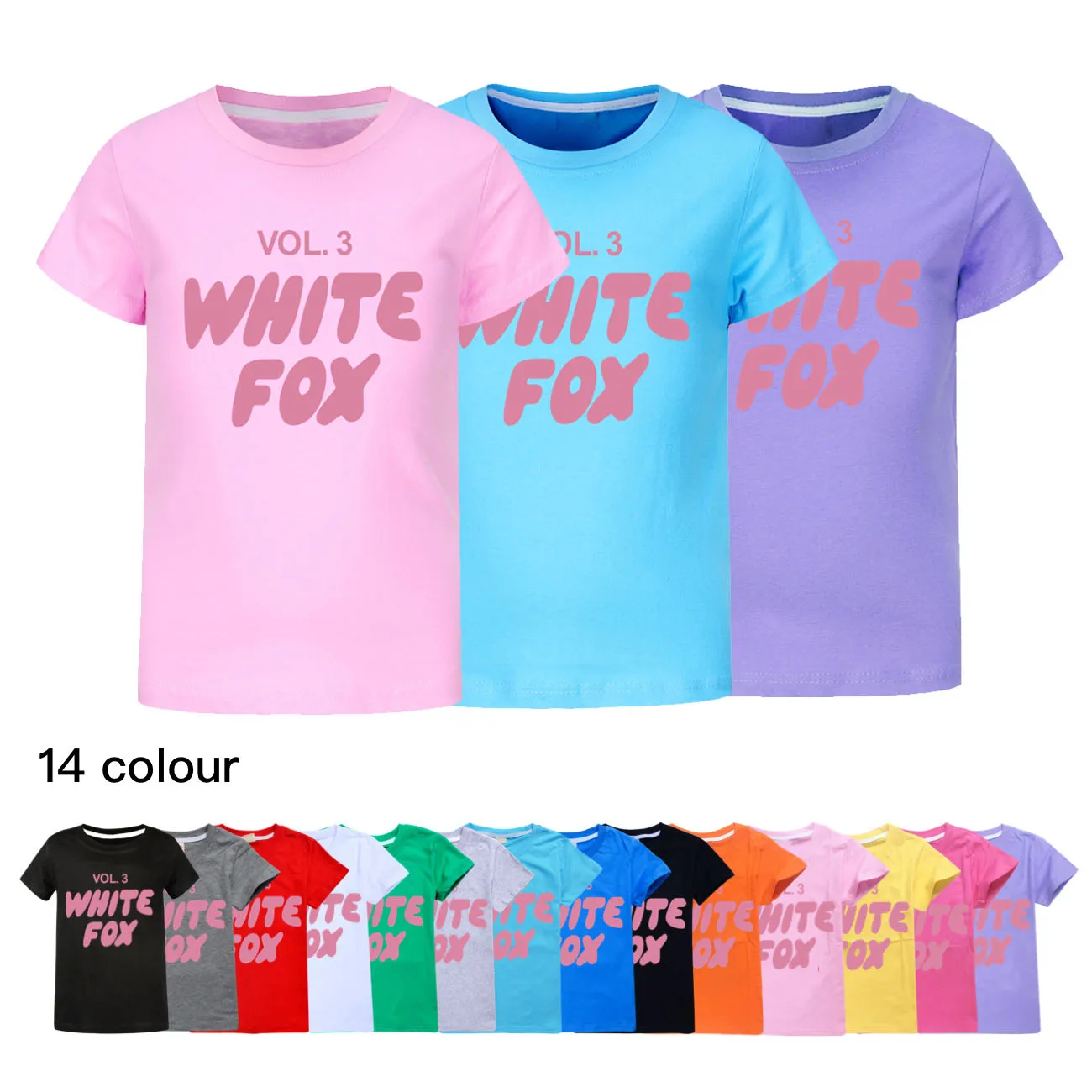 New Summer Kids Cartoon vol.3 cotton Short Sleeve 3D Print T-shirt Children Casual Clothing Girls Tops Tees Sports Streetwear