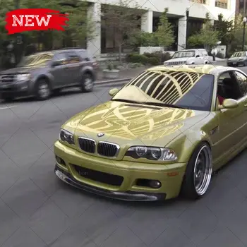 طقم تزيين الشفة الأمامية من ألياف الكربون بتصميم CSL لسيارات BMW E46 M3 سيدان/كوبيه ببابين/أربعة أبواب، بالإضافة إلى فاصل المصد الأمامي من ألياف الكربون. 10 best sales طقم هيكل سيارة BMW E46 - №9