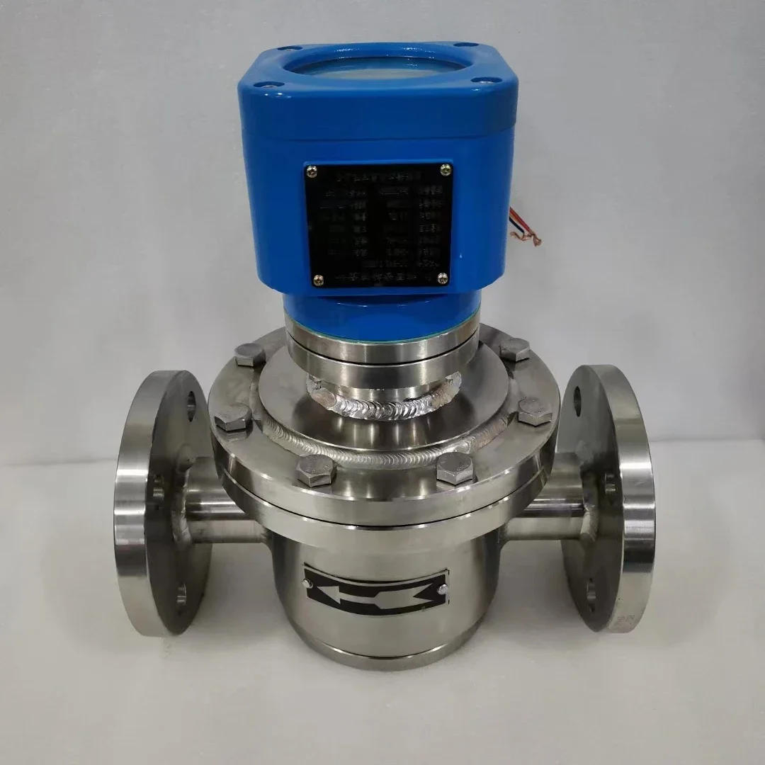 Diesel Fuel Oil Flow Meter Oval Gear Flow Meter 0.2% High Accuracy DN20