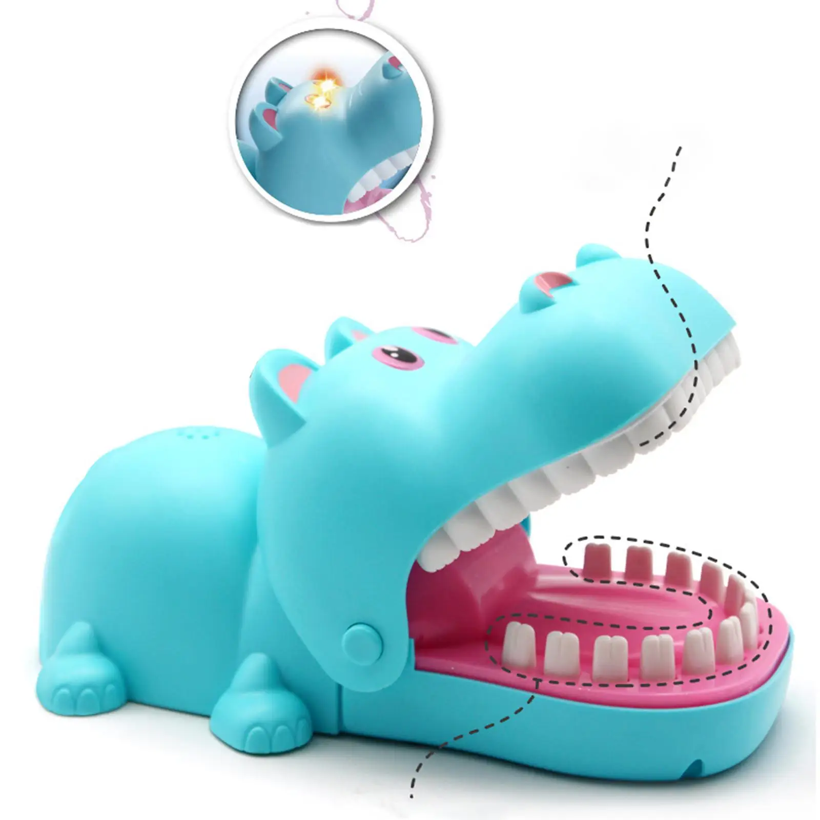 Classique hippopotame dents morsure doigt jouets jeu Mini Abs Crocodile mordre doigt jeu famille table fête drôle jouet accessoires cadeau