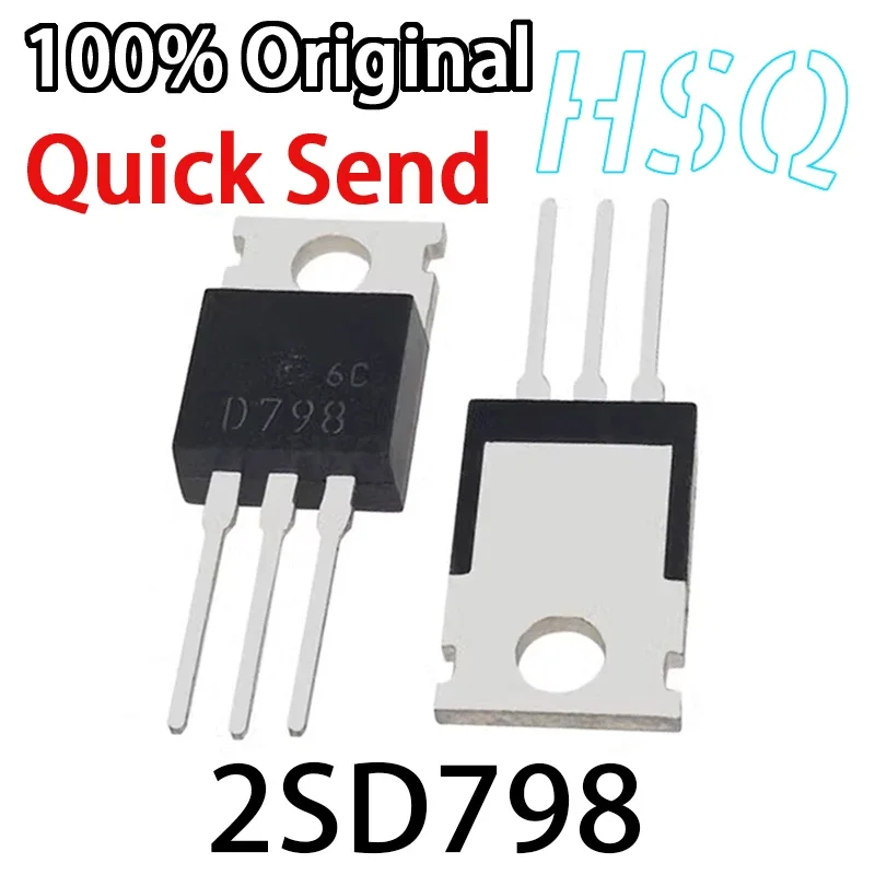 1PCS New Spot 2SD798 D798 6A 300V Power Transistor Inline TO-220