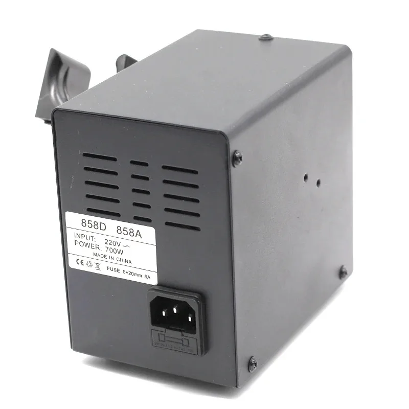 مسدس هواء ساخن 858D بغا محطة لحام إعادة العمل مسدس الحرارة 220 فولت 700 واط مجفف الشعر لحام مصلحة الارصاد الجوية SMT أداة إصلاح اللحام