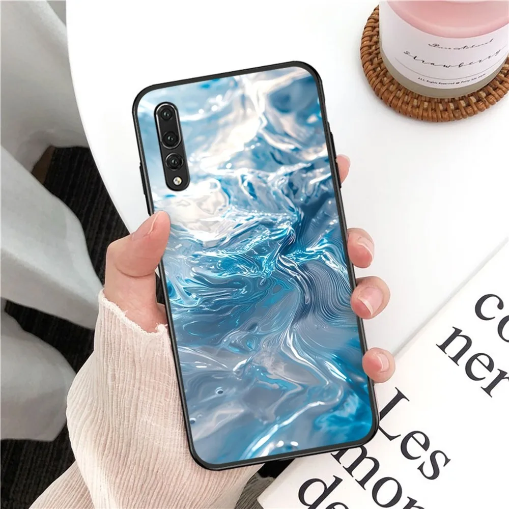 Aurora Water Ripple  Phone Case For Samsung J 7 plus 7core J7 neo J6 plus prime J6 J4 J5 Mobile Cover