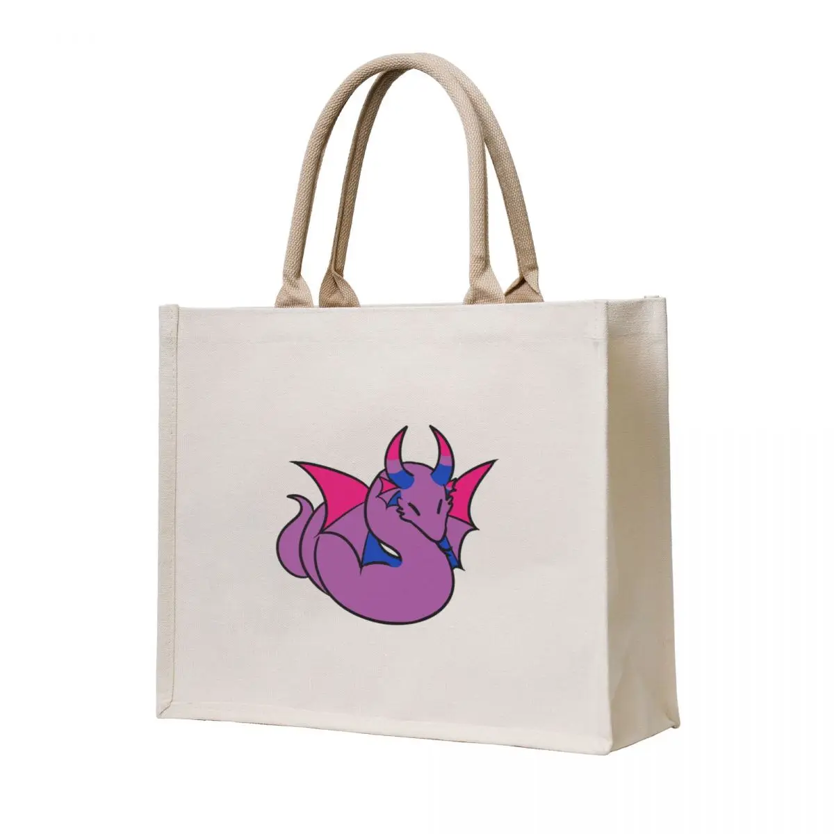 

bisexual pride dragon Tote Bag tote bag woman Women's shopper female bag