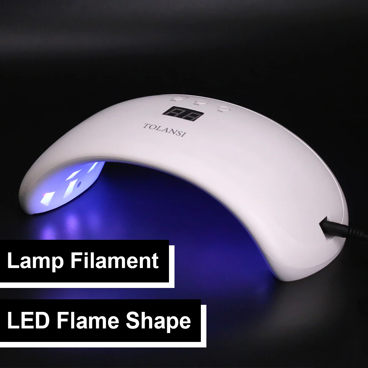 

Nail Lamp Us/Eu Plug Uv Light For Nail Led With Screen Art Beauty 36w Smart Sensor High Power Automatic Phototherapy Machine Gel