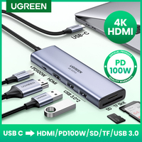 UGREEN USB C HUB Type C to Multi USB 3.0 HUB HDMI Adapter Dock for MacBook Pro Huawei Mate 30 USB-C 3.1 Splitter Port Type C HUB