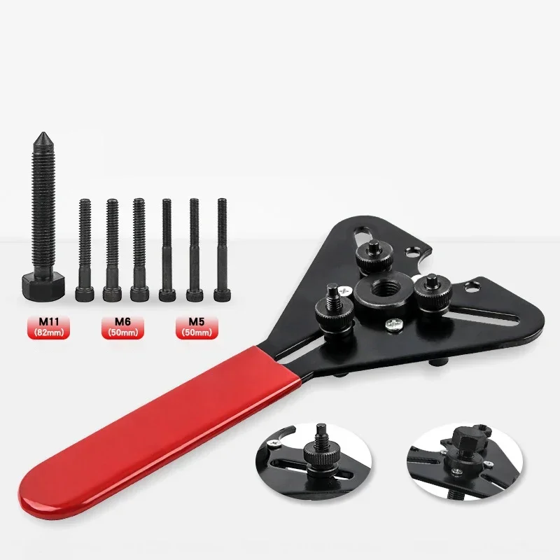 Car Air-conditioning Repair Tool Wrench A/C Compressor Clutch Remover Hand Tools Kit Hub Puller Holding Tool Car Accessories