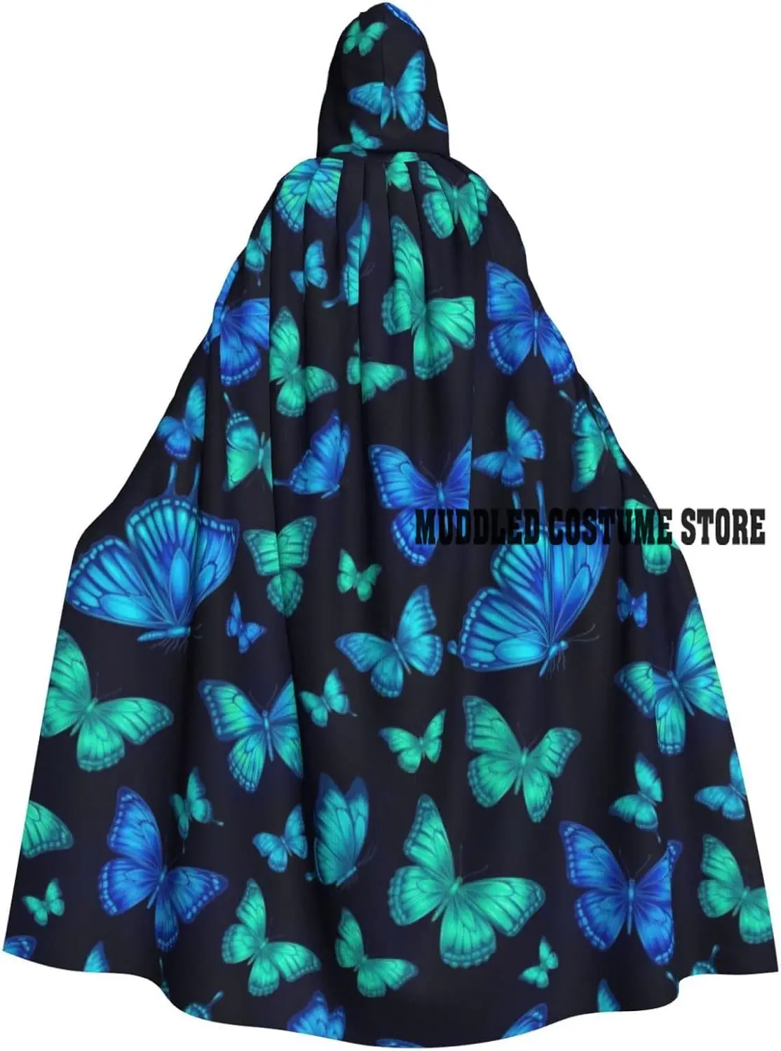 

Женская и мужская накидка с капюшоном, плащ-бабочка, костюм на Хэллоуин, накидка на Хэллоуин