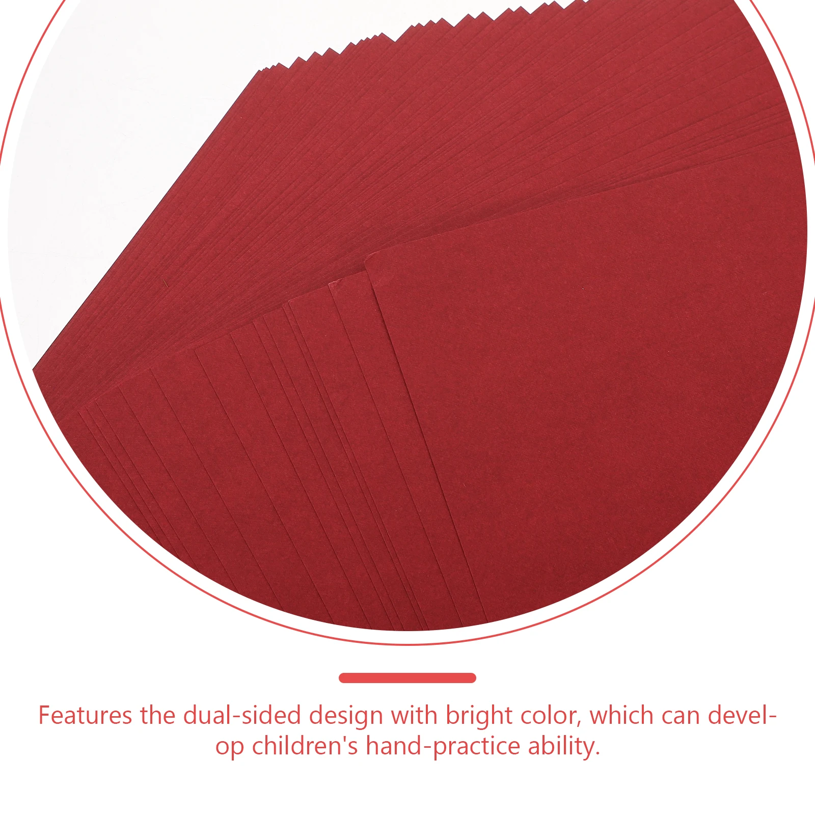 

50pcs Cardstock Thick Double Sided Craft Paper Kids Crafts Papers for Kids DIY Folding Square Decorative