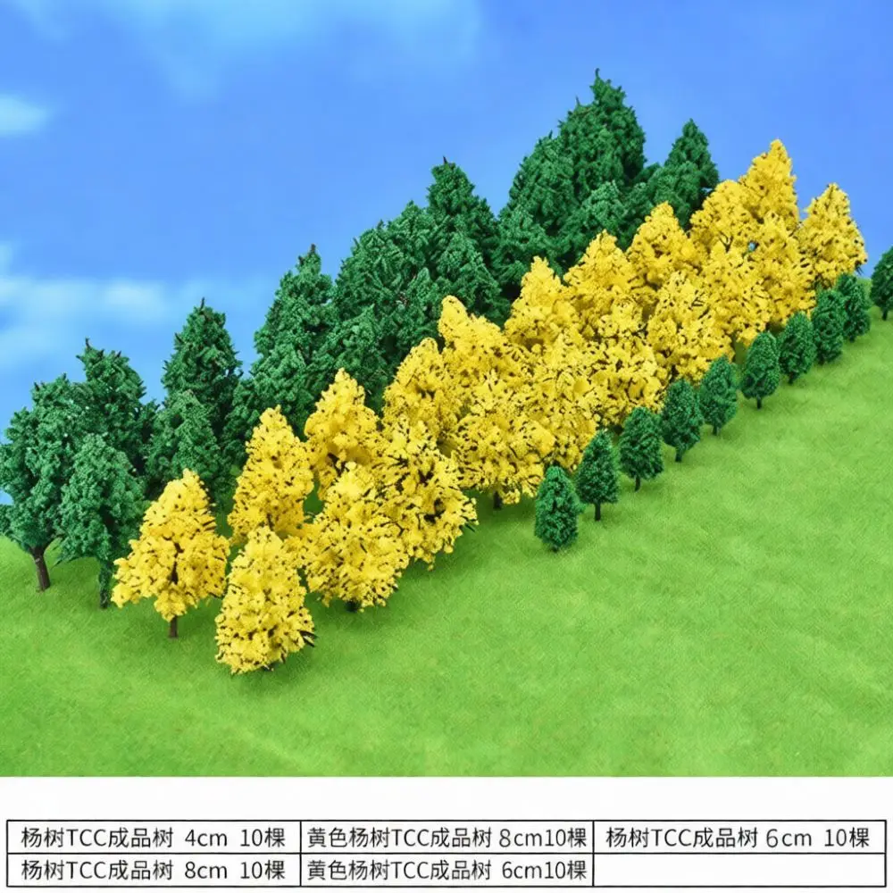 Diorama Landscape Trees For Crab Kingdom Miniature Architecture Railway Model Plastic Realistic Craft Plants Layout
