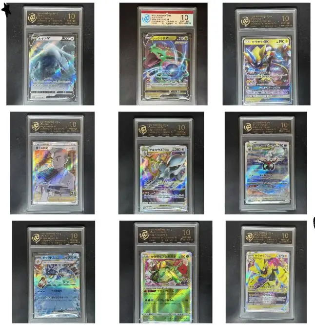 Karta znamionowa Pokemon PTCG Wersja japońska Rayquaza Zapdos Pidgeot Ninetales Venusaur Arbok Zerao Goodra Karta znamionowa R-P-A Wave 5