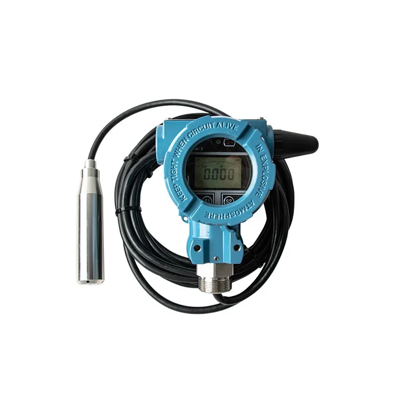 Wireless 4G Input Liquid Level Gauge Sensing Transmitter Hydrostatic Water Level Gauge Digital Display Fire Tank Pool