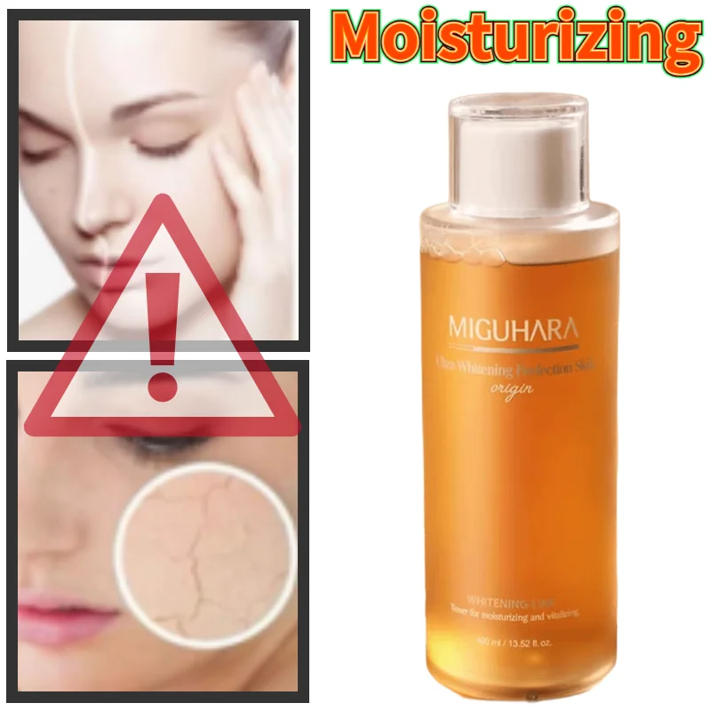 MIGUHARA Repair Skin Red Blood Silk Toner Improves Dark Yellow Skin, Firms, Brightens, Moisturizes, Regulates Water and Oil