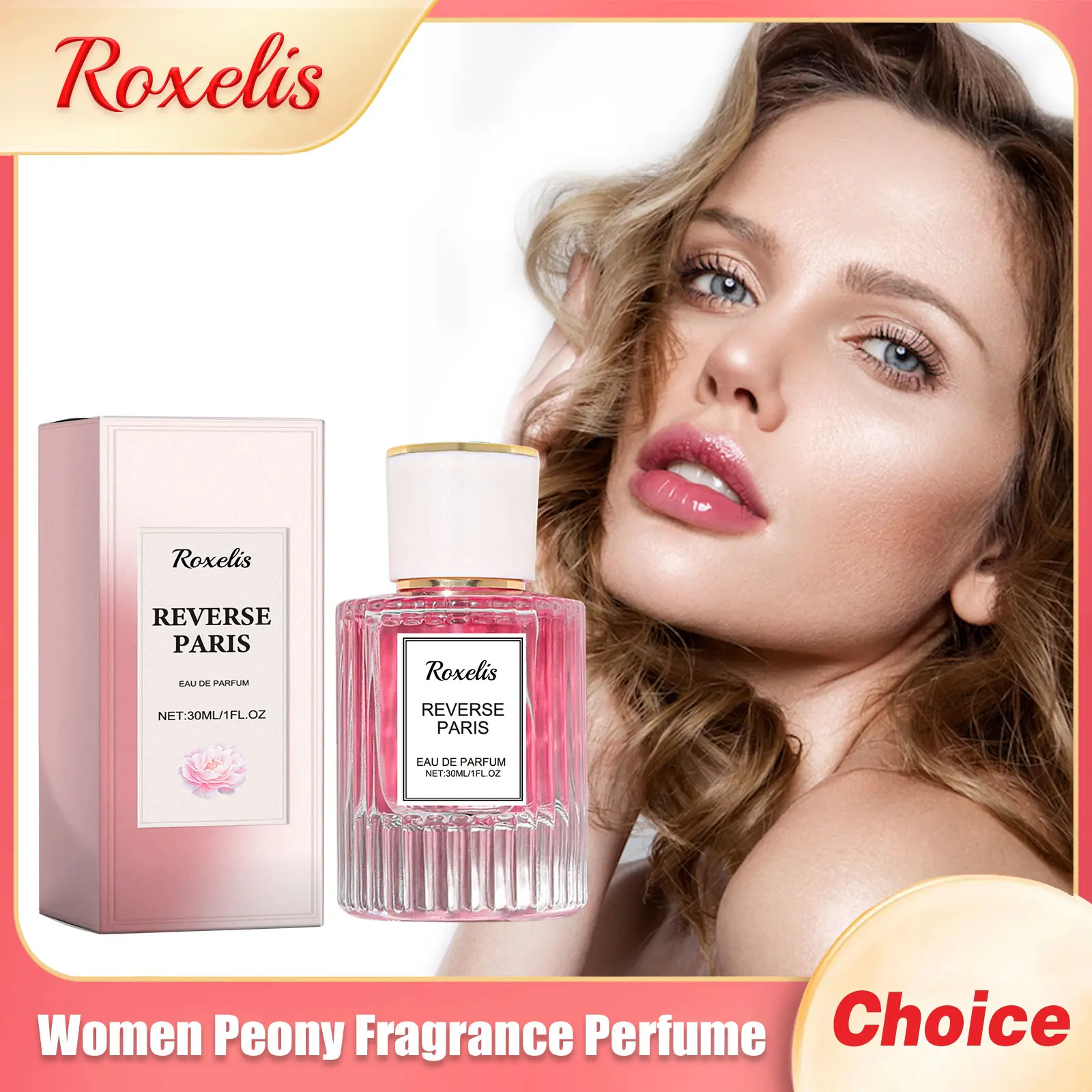 Roxelis Pioen Geur Parfum Spray Langdurige Bloemengeur Houd Fris Trekt Mannen Trekt Elegante Vrouwen Feromoon Parfums