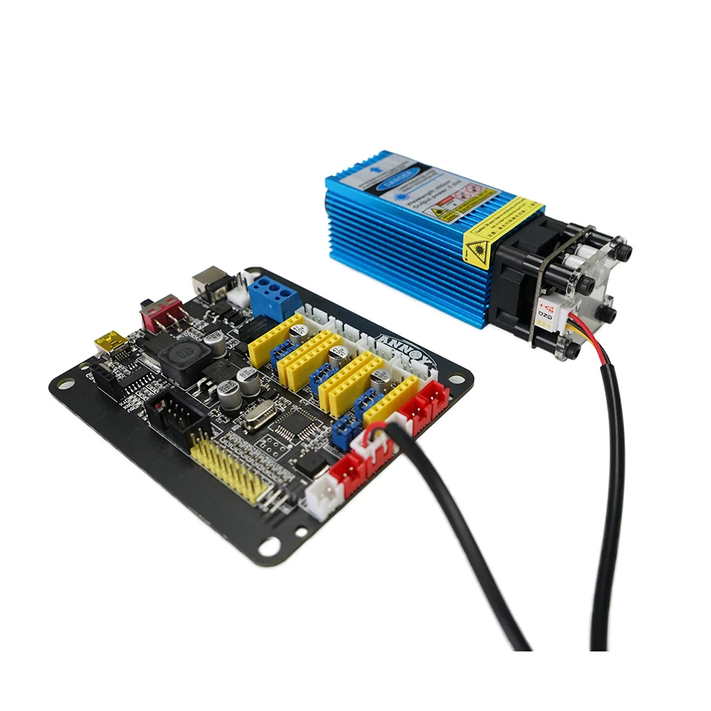 500mW 405nm Focusable Blue Laser Module Laser Engraving And Cutting TTL PWM control 0.5W Laser Head