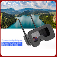 5.8GHz FPV Goggles FPV Goggles Immersive Flight Goggles HD Low Latency Head Mounted Drone Glasses Video Headset Dual Antenna