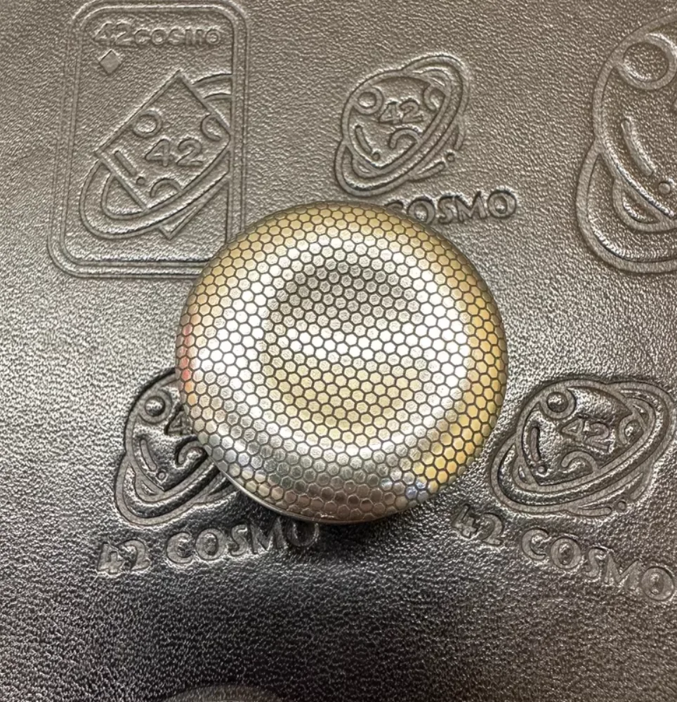 Juguete usado de la descompresión del fidget del hilandero del botón del acero 28m m EDC