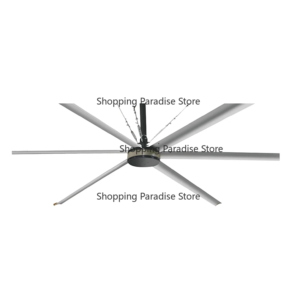 Ceiling Fan 8.53ft-24ft with Permanent Ma-gnet Motor Energy Efficient Large Space Ventilation Custom OEM ODM