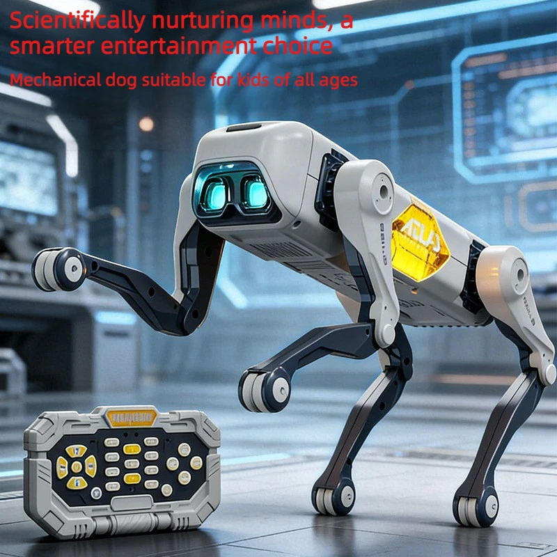 Cool Stuff Toy Car Funny Gift-AI Intelligent Bionic Rc Robot Dog,APP Voice Programming Rc Cars,Remote Control Car,Toys for Kids