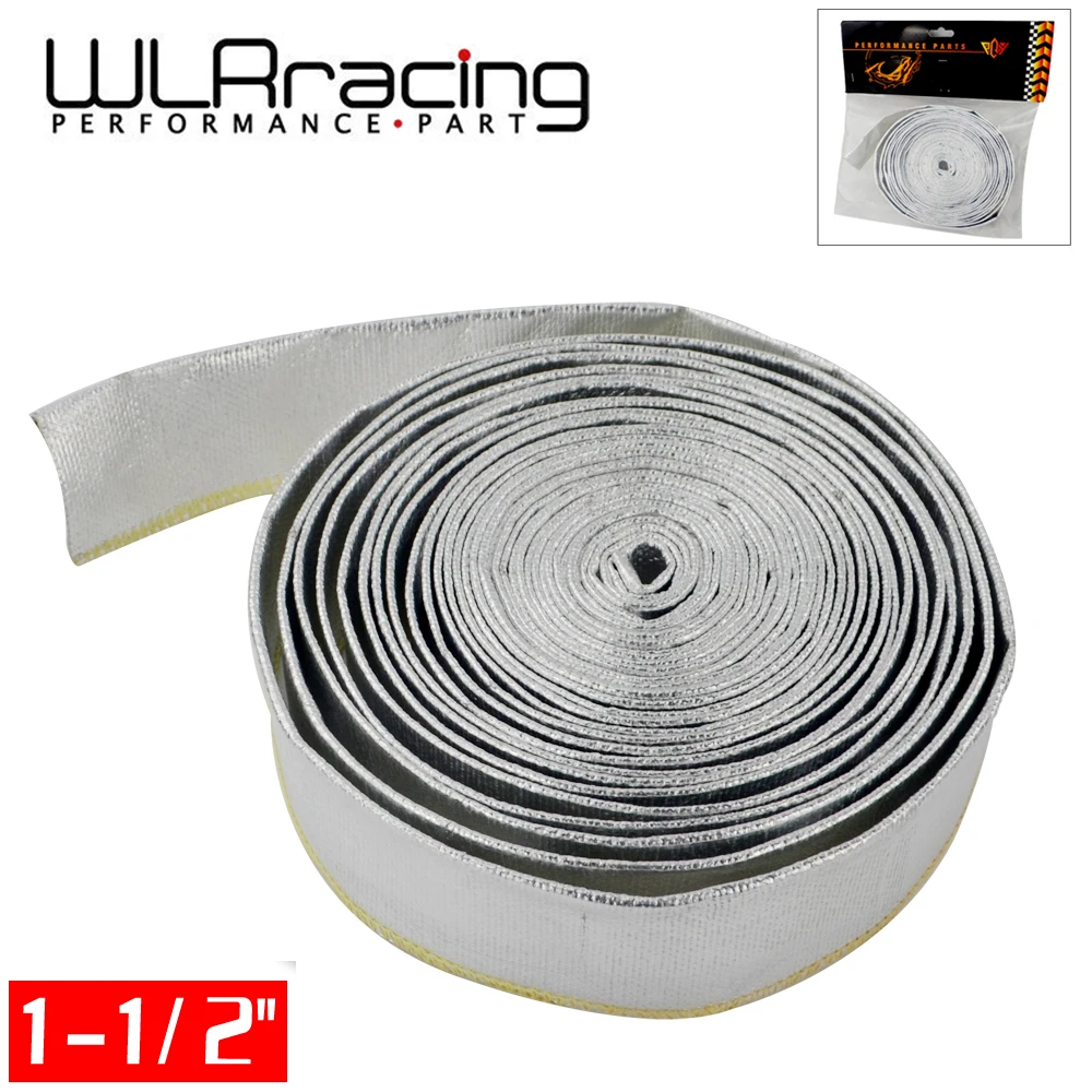 

WLR - 1- 1/2" Aluminized Reflective Mylar Foil Heat Shield Fire Sleeve(One roll=10m) 10 pieces WLR1513A