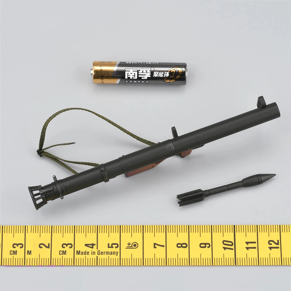 1/12 CFTOYS LTY001 WWII US. Soldier Doll Mini Toys Weapon Model Bazooka PVC Material About 12CM Not Real For 6" Action Figure