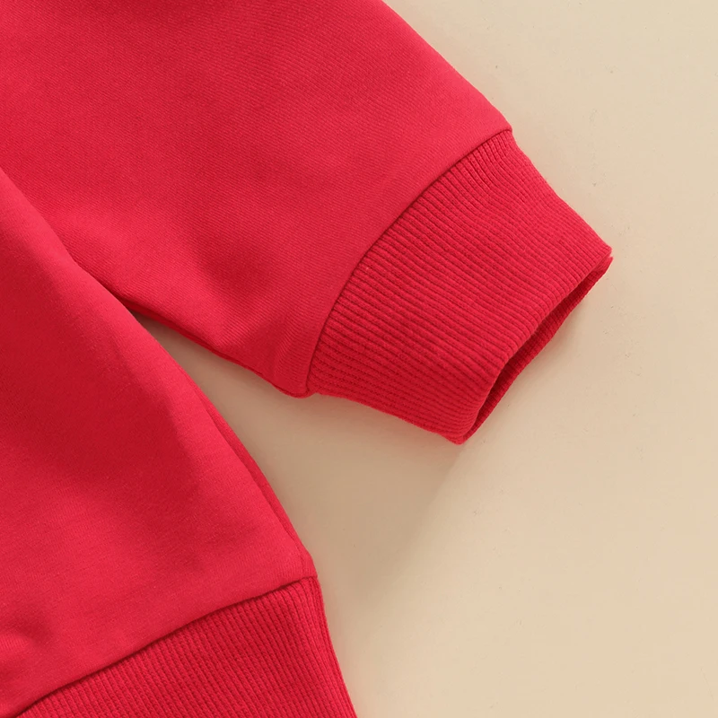 

Cute Reindeer Print Knit Sweater Toddler Winter Warm Pullover Fleece Lined Christmas Jumper with Bow Detail