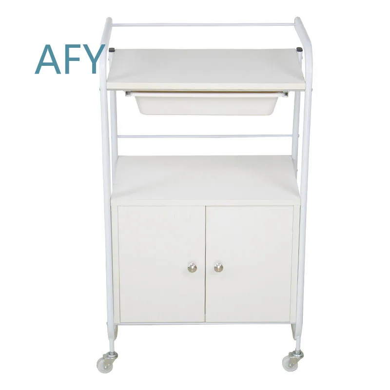 Floor-to-Ceiling Beauty Salon Rack for Salon Cart Storage Organizer Heavy Duty Instrument Trolley for Hair Styling Tools Nail