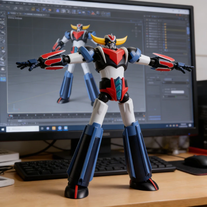 

Bandai Grendizer U Model Kit Action Figure The Robot Spirits Hot Toys Gifts Collection For Enthusiasts