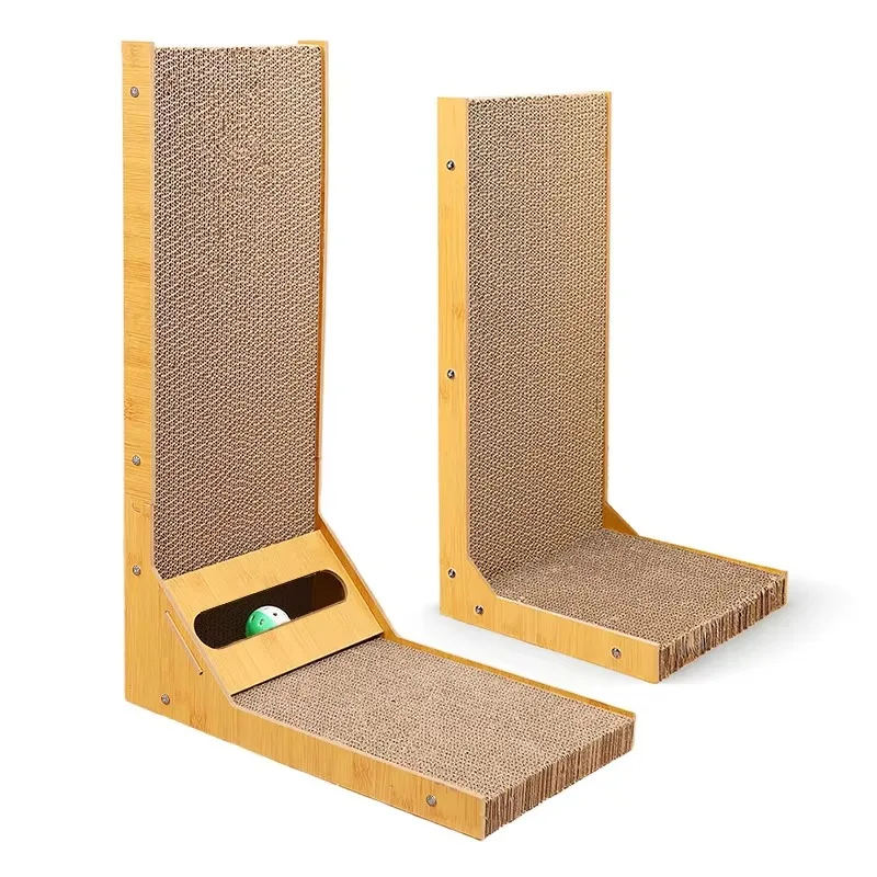 L-shaped wear-resistant cat scratching board wall-mounted cat scratching board