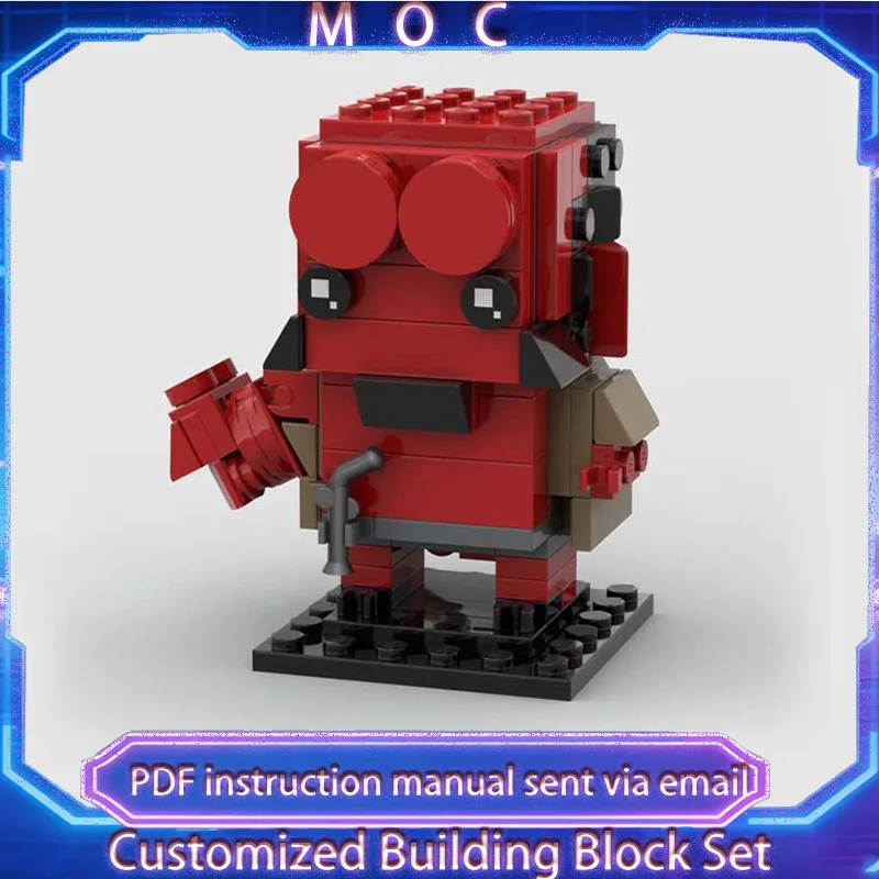 

Набор из 123 деталей MOC: Конструктор «Генерал Хеллбой» из фильма «Звездные войны», развивающие строительные блоки, игрушки для сборки, подарок на Рождество для детей