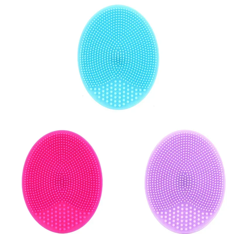 Soft Silicone Face Brush Cleanser and Massager Manual Facial Cleansing Brush Exfoliating Silicone Face Scrubber For Women Men