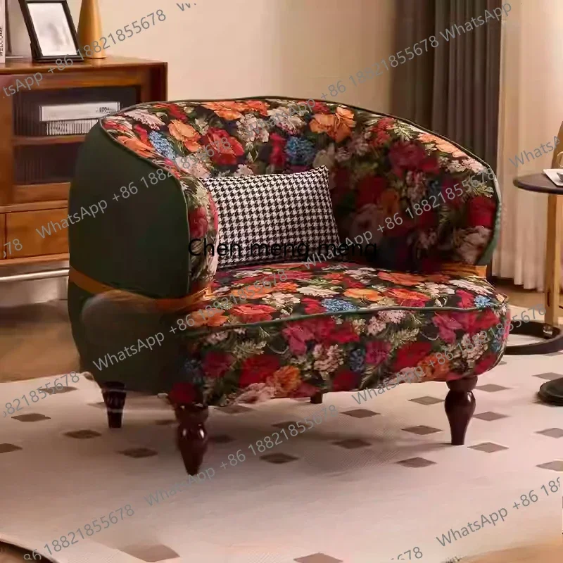 

Vintige Single Living Room Chairs European Italy Puffs Comfy Design Chairs Armchair Lazy Nordic Sedie Da Soggiorno Furniture