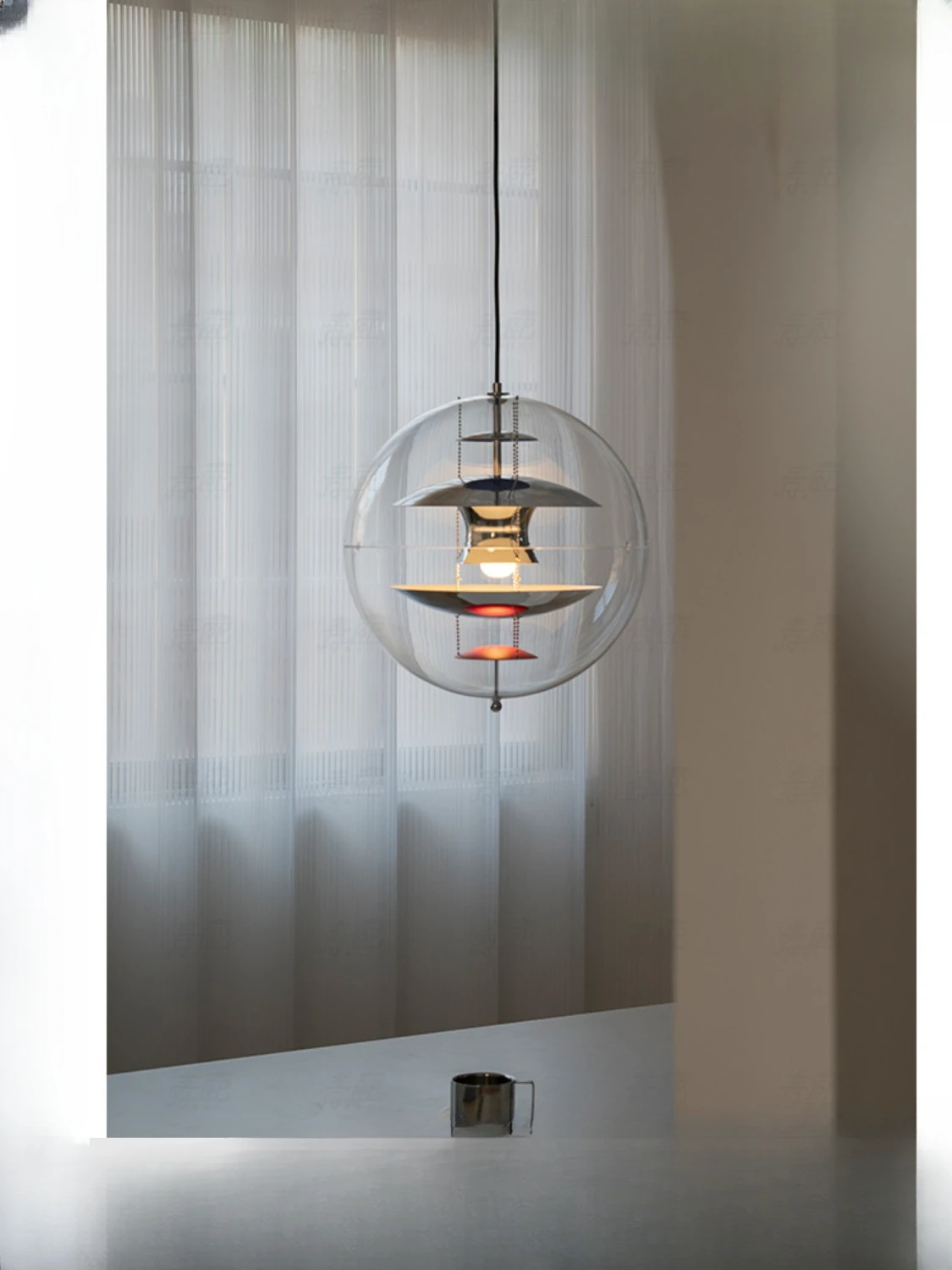 Planet Chandelier para Bar e Restaurante, Quarto Designer, Balcony Ball Light