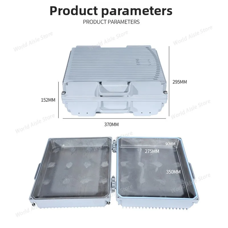 The LTE Series Communication Chassis Is 120W Waterproof with IP67 Cast Aluminum and Heat Dissipation