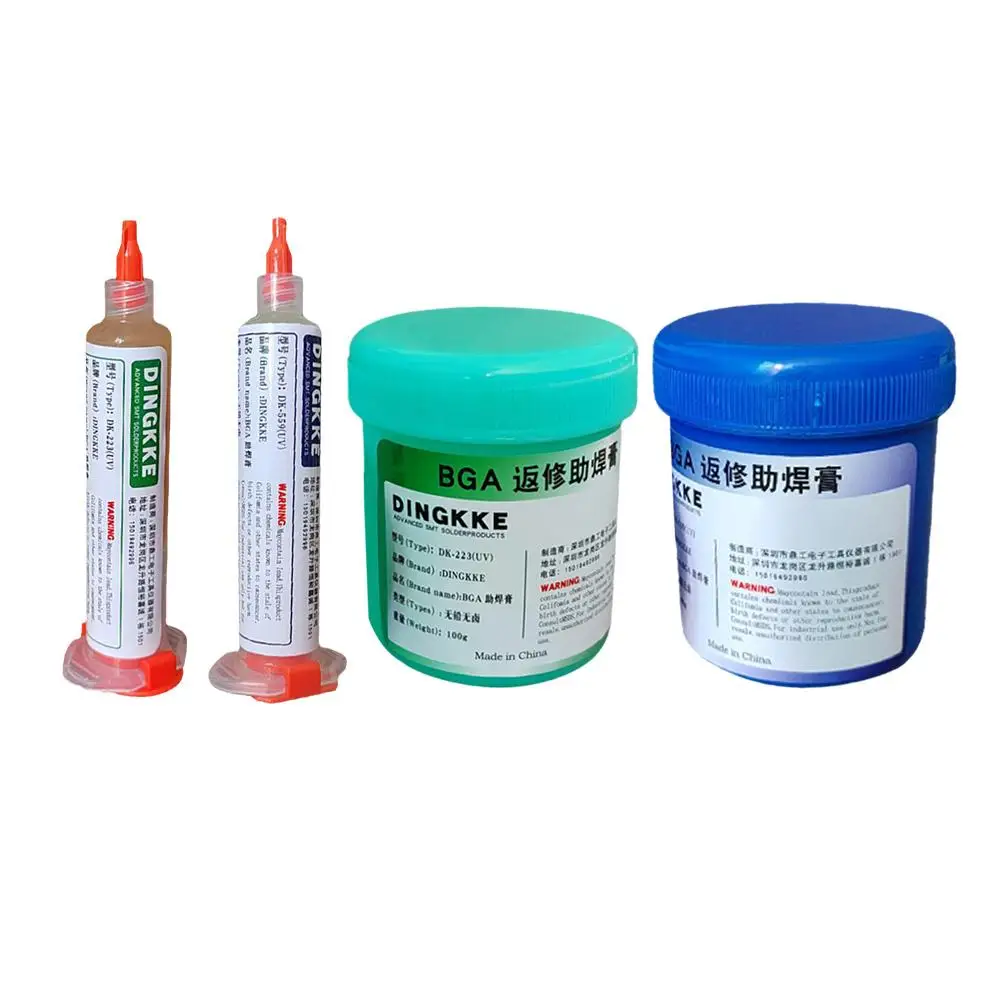 Solda Colar Extrusora Fluxo para Solda, LED, SMD, IC, PCB, Reparação iPhone, Acessórios de Solda