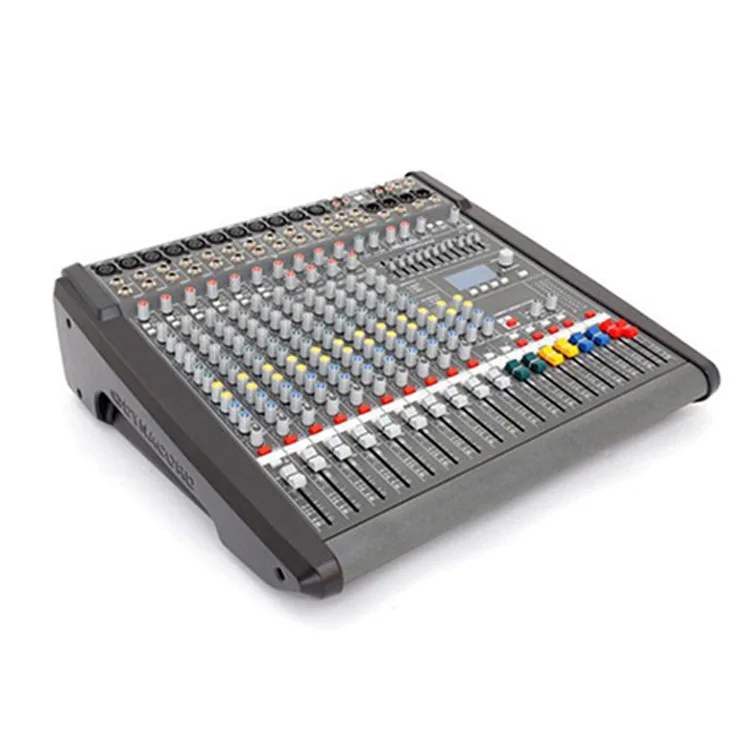 Manufacturer Manufactures Stage Specific 48V Phantom Power Stereo Output with Amplifier Integrated Mixing Console