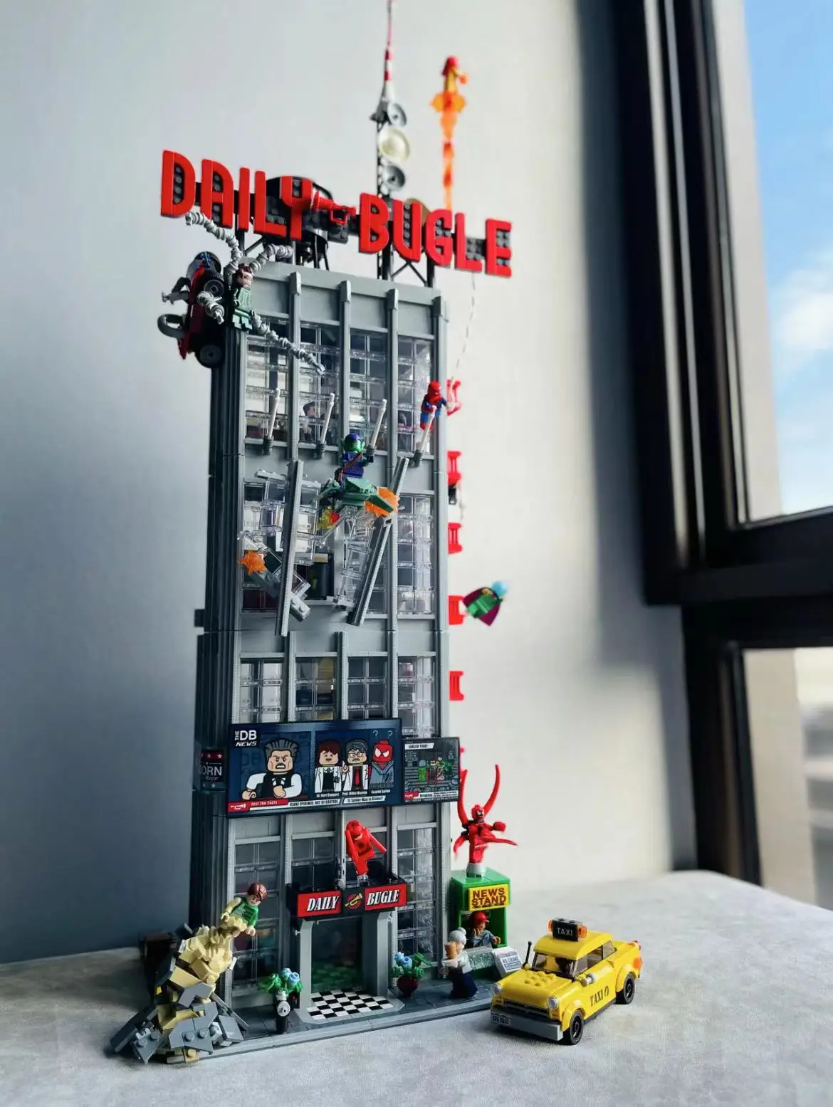 3772 PCS The Daily Bugle Building Compatible 76178 Building Blocks Anniversary Set Gifts For Children bricks birthday gift 78008