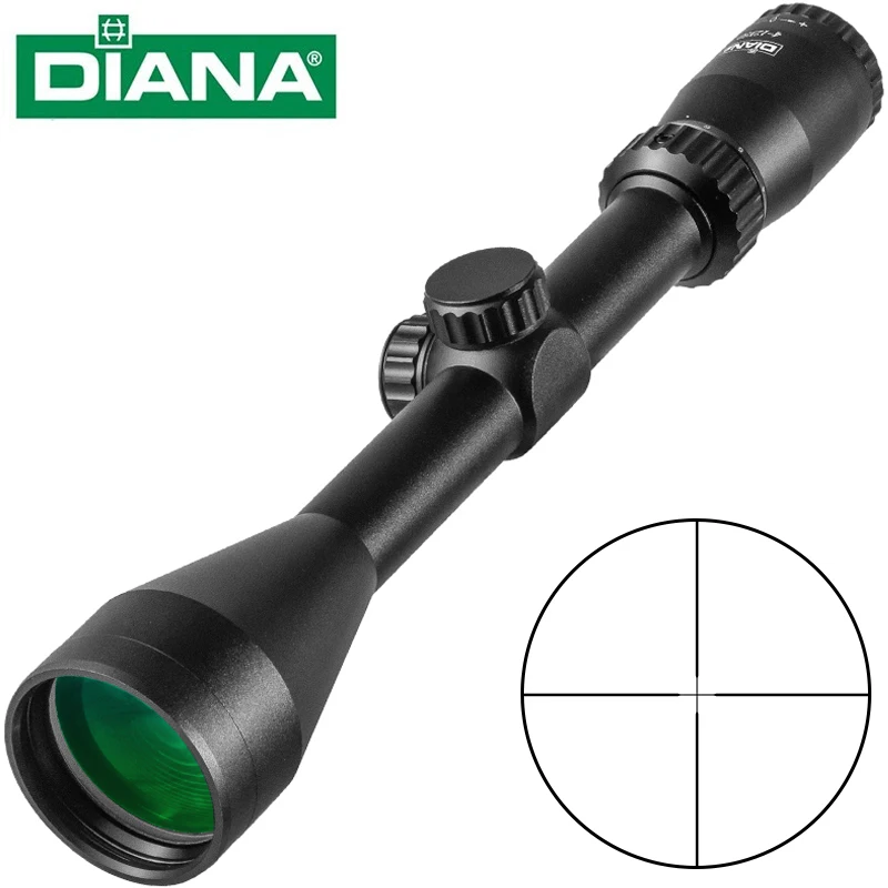 DIANA 4-12x50 HD Hunting Scopes 1/4 MOA Tactical Rifle Scope Optics System Clear at Dawn Dark Riflescope