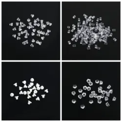 200pcs Rubber Earring Backs Stoppers Diy Jewelry Findings Accessories Making Earring Stopper Back Plugs Jewelry Making Materials