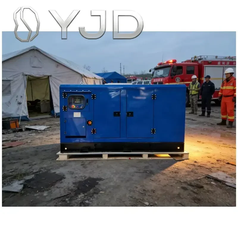 Super Silent Open Frame 20kVA Diesel Generator with Automatic Start Welding Machine ATS 60Hz 480V Water Cooled 90% Efficiency