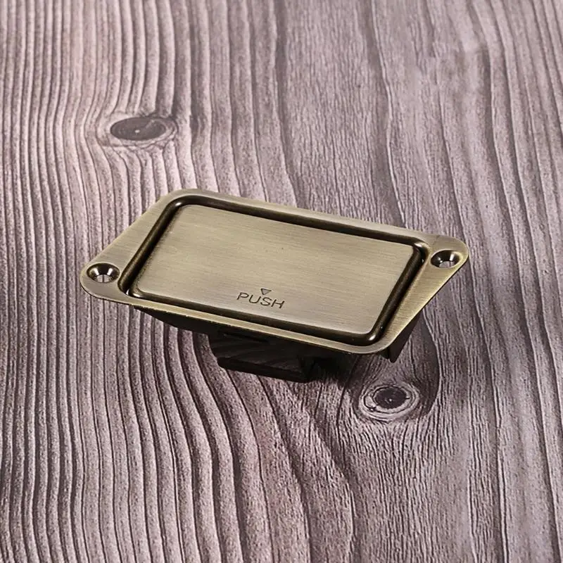 

652F Guitar Electronics Power Supply Solution 9V Battery Holder Stainless Steel Construction With Push Button Easy Access