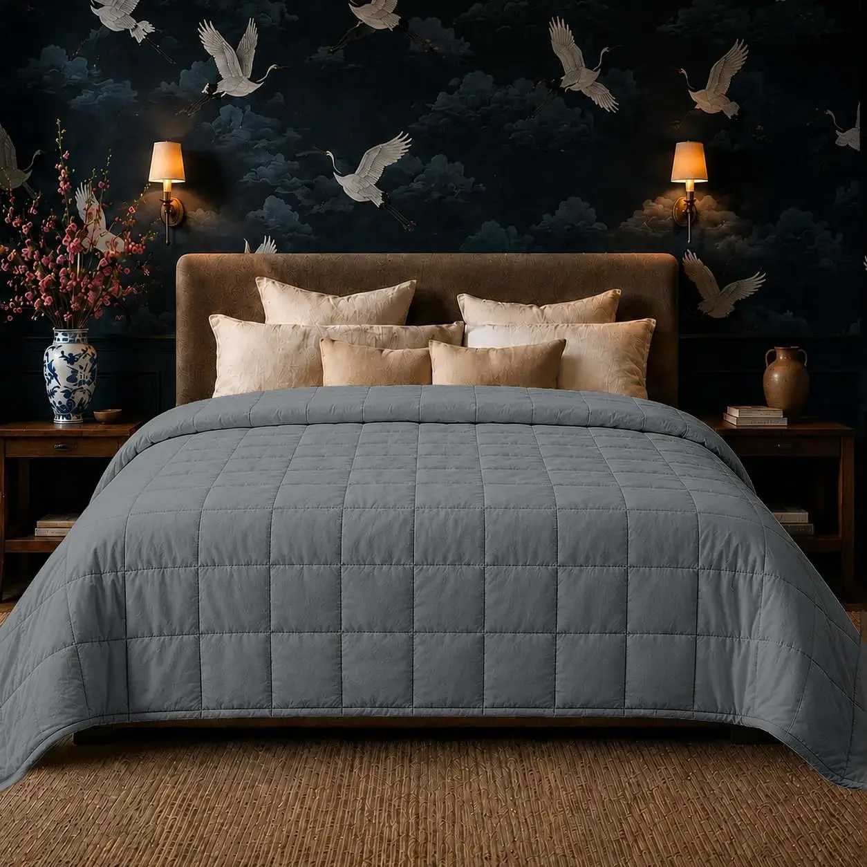 HomeSmart King Size Weighted Blanket 50 lbs - The Heaviest Weighted Blanket | Fits King and California King Beds, Ultra Soft