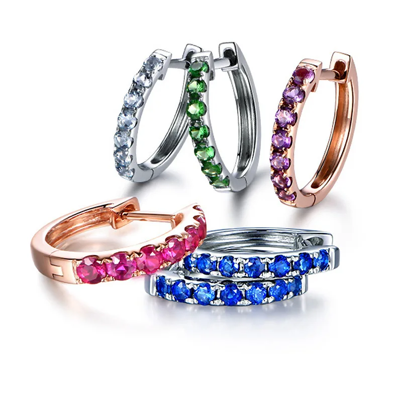 2026 Limited-time Special Offer: Original 925 Sterling Silver Earrings with Crystal Inlay - Colorful Earrings for Women - Fashio