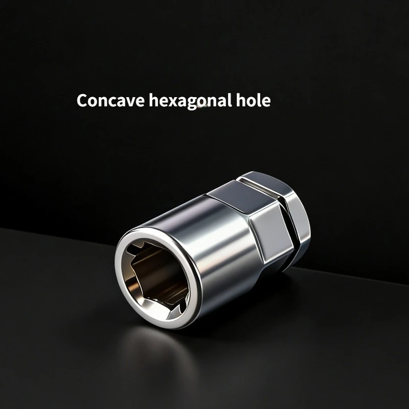 1PC Ratchet wrench quick drop joint socket quick change head large medium small flying tool parts